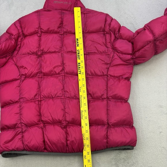 Eddie Bauer Jacket Women XL Pink First Ascent EB800 Fill Goose Down Whittaker - Picture 14 of 15